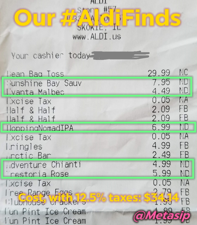 Aldi Aclohol Purchases